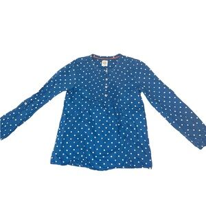Mini Boden Polka Dots Print Blouse Size 11-12Y